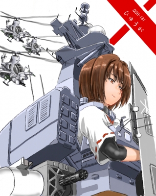 Kantai Collection : Hyuuga 182181
 668795  kantai collection  hyuuga   ( Anime CG Anime Pictures      ) 182181   : SGT.Size
anthropomorphism brown hair red eyes short smile vehicle weapon   anime picture
