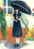 Anime CG Anime Pictures      182145
black hair blush flower long red eyes skirt smile umbrella   anime picture