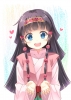 Hunter x Hunter : Alluka Zoldyck 182229
blue eyes blush hair band hakama happy heart kimono long purple ribbon   anime picture