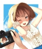 Anime CG Anime Pictures      182348
blush brown eyes hair camera happy hat short wink   anime picture