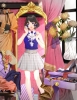 Anime CG Anime Pictures      182487
beauty mark black hair blue eyes flower jewelry nail polish ribbon short skirt smile   anime picture