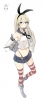 Kantai Collection : Rensouhou chan Shimakaze 182505
:3 bikini blonde hair blue eyes boots gloves band long skirt thigh highs weapon   anime picture
