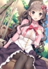 Anime CG Anime Pictures      182555
blush braids brown hair happy long pantyhose red eyes ribbon skirt sky   anime picture
