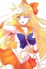Sailor Moon : Sailor Venus 182613
blonde hair blue eyes choker gloves happy long mahou shoujo ribbon skirt wink   anime picture