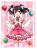 Love Live! School Idol Project : Yazawa Nico 182610
balloon black hair blush choker dress gloves happy jewelry long microphone red eyes ribbon thigh highs twin tails wings   anime picture