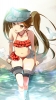 Kantai Collection : Ryuujou 182586
anthropomorphism bikini brown eyes hair happy long twin tails water   anime picture