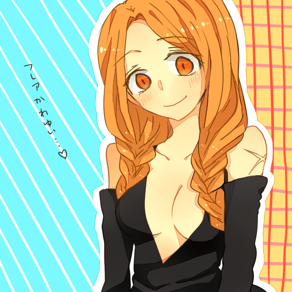 Fairy, Tail, Flare, Corona, blush, braids, dress, long, hair, orange, eyes, smile, twin, tails, , , anime, picture, , |, , , pictures