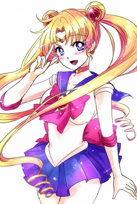 Sailor Moon : Sailor Moon 182746
 669371  sailor moon  sailor moon   ( Anime CG Anime Pictures      ) 182746   : Ginnan
blonde hair blue eyes blush choker curly happy jewelry long mahou shoujo odango ribbon skirt twin tails   anime picture