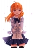 Gekkan Shoujo Nozaki kun : Sakura Chiyo 182641
ahoge blush envelope happy long hair orange purple eyes ribbon seifuku thigh highs   anime picture