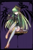 Code Geass Kantai Collection : C.C. 182660
crossover gloves green hair hat high heels long thigh highs tie uniform wings yellow eyes   anime picture