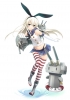 Kantai Collection : Rensouhou chan Shimakaze 182690
:3 anthropomorphism bikini blonde hair boots gloves band long skirt thigh highs water float weapon yellow eyes   anime picture
