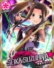 The Idolmaster Cinderella Girls : Suzumiya Seika 182713
black hair garter guitar long purple eyes ribbon side tail skirt smile stars   anime picture
