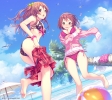 Anime CG Anime Pictures      182768
barefoot beach bikini blush brown eyes hair long short skirt sky tori tree umbrella   anime picture