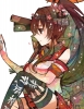 Kantai Collection : Yamato 182817
anthropomorphism brown eyes hair garter hairpins long ponytail skirt smile thigh highs umbrella   anime picture