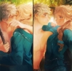 Fairy Tales Rise of the Guardians : Elsa the Snow Queen Jackson Overland Frost 182857
blonde hair blue eyes braids couple crossover hug kiss long short smile   anime picture