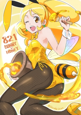 HappinessCharge PreCure! : Cure Honey 182883
 669508  happinesscharge precure  cure honey   ( Anime CG Anime Pictures      ) 182883   : Mouri Takeshi
blonde hair bunny suit happy high heels long pantyhose ponytail sweets wings wink yellow eyes   anime picture