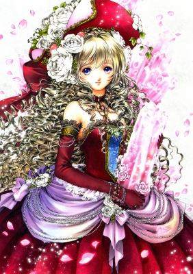 Anime CG Anime Pictures      183042
 669649   ( Anime CG Anime Pictures      ) 183042   : Shiitake
blonde hair blue eyes choker dress flower gloves hat jewelry long ribbon smile   anime picture