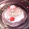 Senyuu. : Ruki 182916
dress flower happy long hair pink pointy ears purple eyes water wings   anime picture