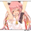 Senyuu. : Ruki 182919
birthday blush gloves happy holding hands hoodie long hair pink pointy ears sweatdrop wings ^_^   anime picture