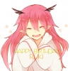 Senyuu. : Ruki 182921
birthday happy hoodie long hair pink pointy ears wings ^_^   anime picture
