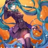 Vocaloid : Hatsune Miku 182960
green eyes hair gun happy hat long thigh highs twin tails uniform   anime picture