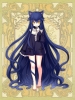 Psychic Hearts :  182977
animal ears barefoot blue hair blush choker dress long smile yellow eyes   anime picture