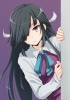 Kantai Collection : Hayashimo 183021
anthropomorphism black hair long purple eyes ribbon   anime picture