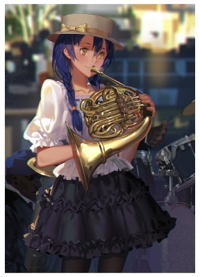 Love Live! School Idol Project : Sonoda Umi 183207
 669837  love live school idol project  sonoda umi   ( Anime CG Anime Pictures      ) 183207   : ALPHONSE
blue hair blush braids hat long musical instrument skirt smile twin tails yellow eyes   anime picture