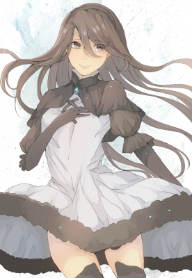 Bravely Default: Flying Fairy : Agnes Oblige 183331
 669965  bravely default flying fairy  agnes oblige   ( Anime CG Anime Pictures      ) 183331  художник : Ogura Umi
brown eyes hair dress gloves band long smile картинка аниме anime picture