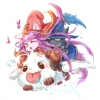 League of Legends : Lulu Pix Poro Veigar 183131
animal ears black eyes blush crying fairy flying green hat heart horns long hair purple tongue wings wink yellow   anime picture