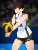 Altynbekova Sabina 183177
black hair blush long red eyes shorts sports   anime picture