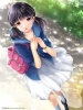 Anime CG Anime Pictures      183185
black hair blush hoodie red eyes short skirt twin tails   anime picture