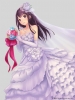 Anime CG Anime Pictures      183196
black hair braids brown eyes dress flower gloves jewelry long ribbon smile wedding   anime picture