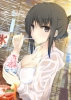 Anime CG Anime Pictures      183209
beverage bikini black eyes hair blush eating short sweets   anime picture