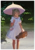 Love Live! School Idol Project : Minami Kotori 183210
brown eyes hair dress long ribbon side tail smile umbrella   anime picture