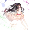 Anime CG Anime Pictures      183276
barefoot black hair dress flower grey eyes long smile   anime picture