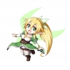 Sword Art Online : Leafa 183298
blonde hair blush boots chibi fairy green eyes happy jewelry long pointy ears ponytail shorts thigh highs   anime picture