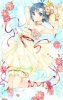 The Idolmaster : Kikuchi Makoto 183309
blue eyes hair blush choker dress flower ribbon short wings   anime picture