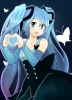 Vocaloid : Hatsune Miku 183329
blue eyes hair butterfly dress happy heart long ribbon twin tails картинка аниме anime picture