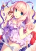 Anime CG Anime Pictures      183340
blue eyes eating flower food heart jewelry long hair pink ribbon sweets картинка аниме anime picture