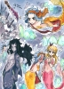 Fairy Tail : Gajeel Redfox Levy McGarden Lucy Heartfilia 183343
black hair blonde blue blush brown eyes band heart jewelry long mermaid red ribbon short side tail underwater картинка аниме anime picture