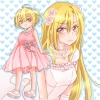 Love Stage!! : Sena Izumi 183430
ahoge blonde hair child dress heart jewelry long trap twin tails yellow eyes   anime picture