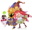 League of Legends : Miss Fortune Veigar 183463
angry animal ears bells blush boots curly hair dress happy hat long pantyhose pink ^_^   anime picture