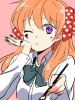 Gekkan Shoujo Nozaki kun : Sakura Chiyo 183493
long hair orange purple eyes ribbon seifuku wink   anime picture