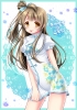 Love Live! School Idol Project : Minami Kotori 183521
blush brown hair chinese dress flower long ribbon smile tongue yellow eyes   anime picture