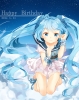 Vocaloid : Hatsune Miku 183577
ahoge barefoot birthday blue eyes hair dress feather flying long night ribbon sky smile stars twin tails   anime picture