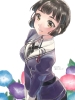 Kantai Collection : Myoukou 183572
anthropomorphism black hair blush brown eyes flower hairpins short smile   anime picture