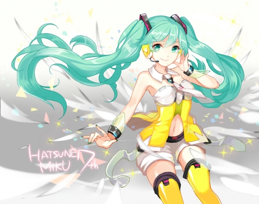 Vocaloid : Hatsune Miku 183627
 670262  vocaloid  hatsune miku   ( Anime CG Anime Pictures      ) 183627   : apring
green eyes hair headphones long microphone nail polish shorts smile thigh highs tie twin tails   anime picture