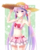 Tales of Graces : Sophie 183625
bikini blush flower hat long hair purple eyes ribbon skirt smile twin tails   anime picture