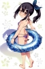 Fate kaleid liner Prisma Illya : Miyu Edelfelt 183702
barefoot bikini black hair blush brown eyes hairpins long ponytail ribbon water float   anime picture